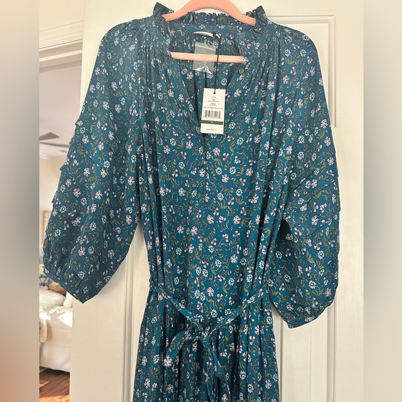 Blue floral maxi dress - never worn - tags still attached - Picture 4 of 6